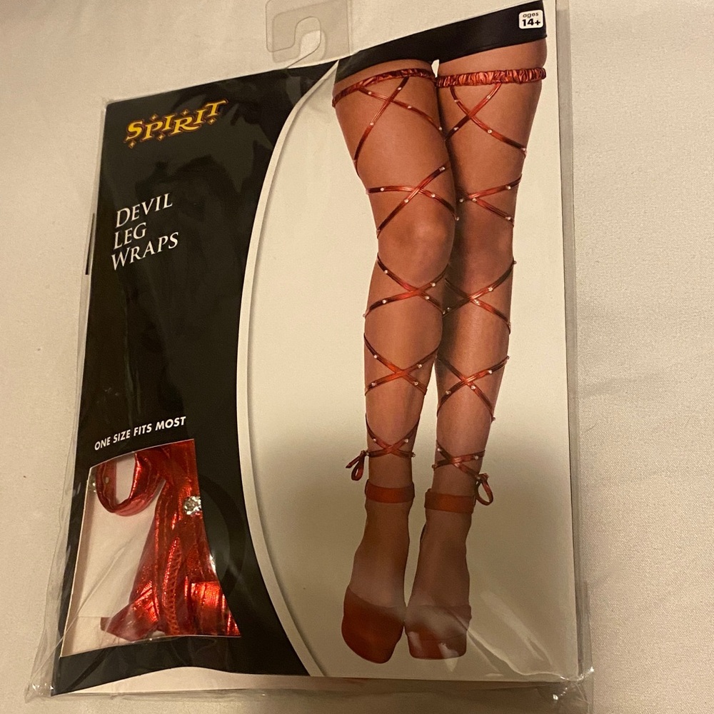 Spirit Shiny Red Leg Wraps
